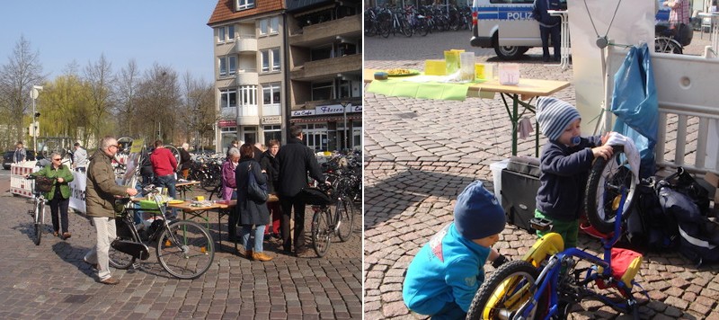 Fahrrad Putzen für den guten Zweck - Round Table Oldenburg