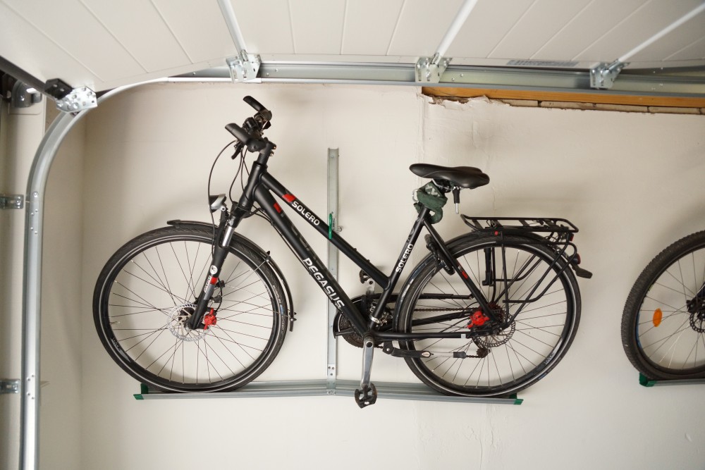 Das platzsparend - Fahrrad Test Wandhalterung Fahrrad abstellen