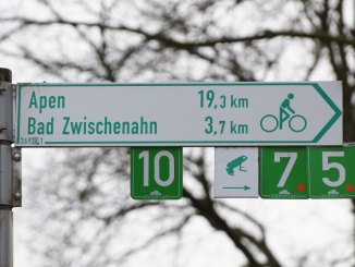 Radverkehrsnetz Schild Ammerland