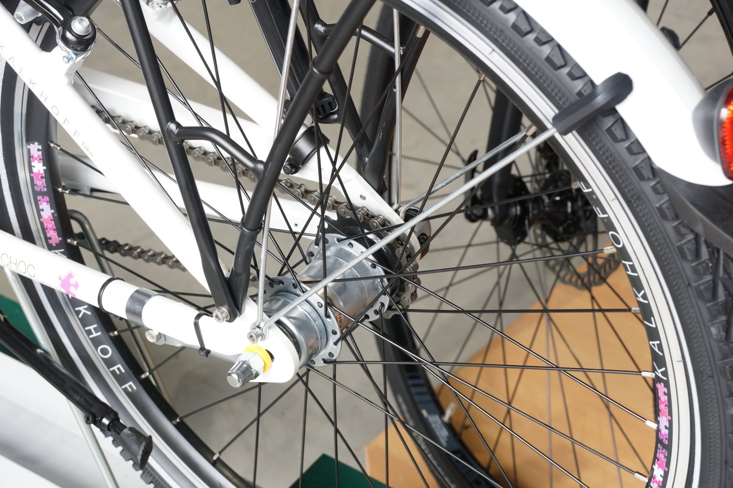 Fahrradnabe an Kinderfahrrad gelockert Fahrradnabe an Kinderfahrrad gelockert
