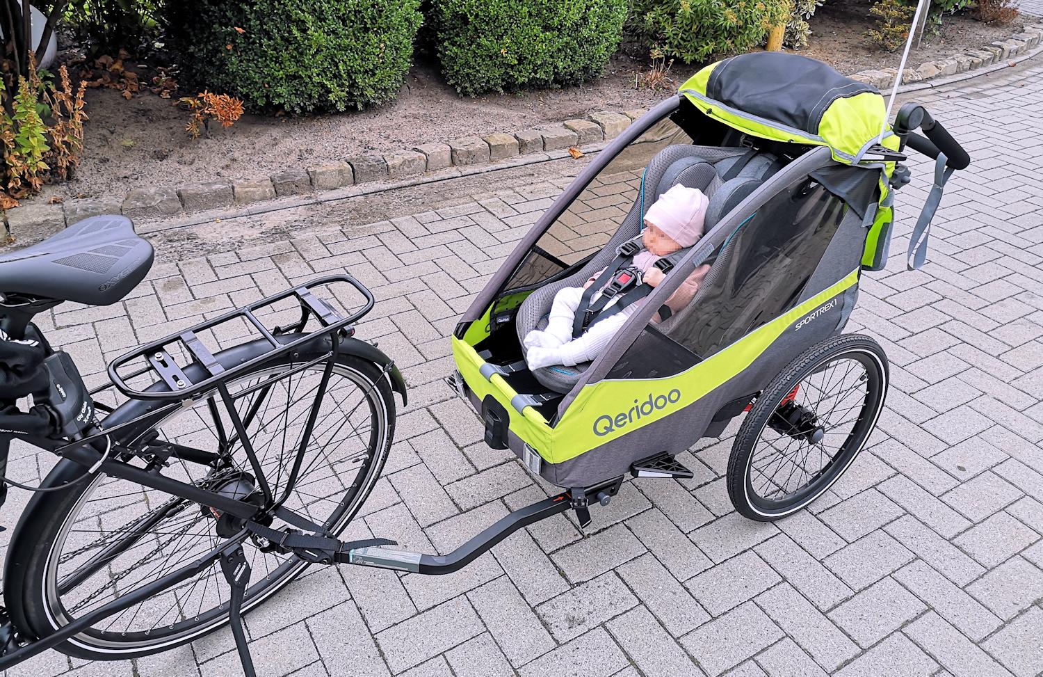 Qeridoo Sportrex 1 Test 2024 Kinderanhänger für ein Kind