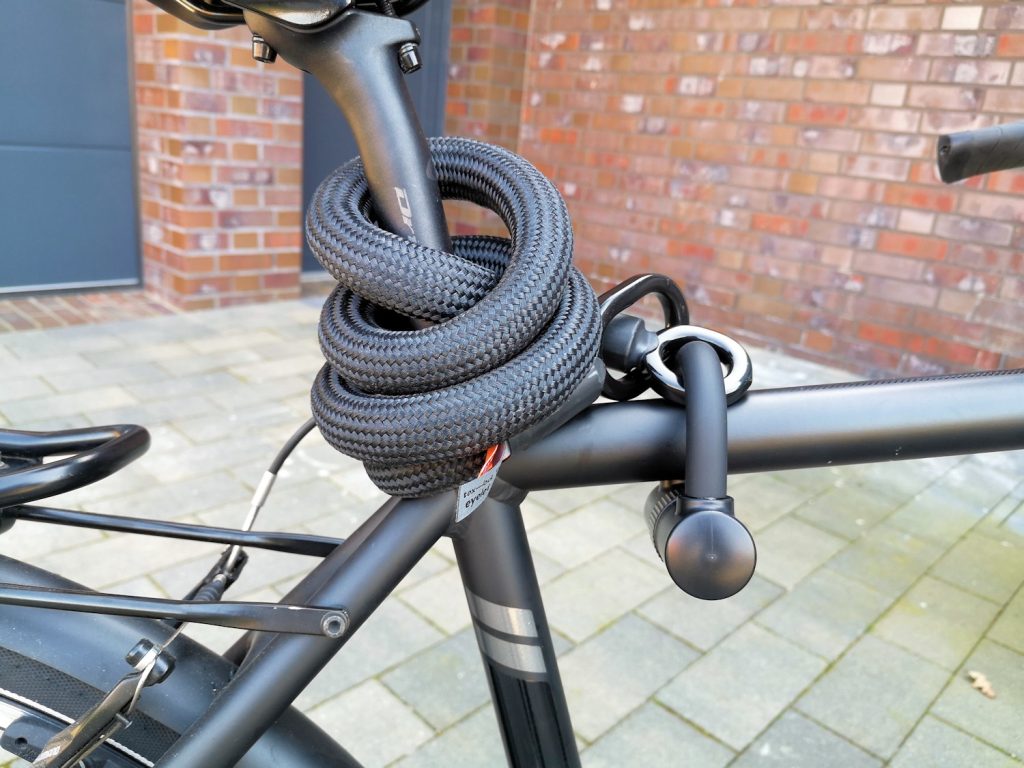 texlock eyelet im Test Fahrradschloss aus Textil