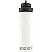 SIGG WMB Sports White Touch Sport Trinkflasche (0.75 L), schadstofffreie und auslaufsichere Trinkflasche, federleichte Trinkflasche aus Aluminium