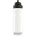 SIGG WMB Sports White Touch Sport Trinkflasche (0.75 L), schadstofffreie und auslaufsichere Trinkflasche, federleichte Trinkflasche aus Aluminium