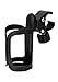 AOBETAK Flaschenhalter Fahrrad, 360 Grad Rotation Ohne Schrauben Bike Cup Halter for Trinkflasche Babyflaschen Fit Fahrrädern, Mountainbike Lenker, Kinderwagen und Rollstuhl Schwarz