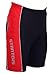 STANTEKS Radhose Kurz Fahrradhose ohne Träger Radlerhose mit Coolmax Sitzpolster SR0041 (S, Schwarz/Rot)
