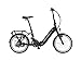 FISCHER E-Bike Klapprad / Faltrad Agilo 2.0 mit Tiefeneinstieg, anthrazit matt, 20 Zoll, Bafang Hinterradmotor 25 Nm, 36V Akku im Rahmen, 7-Gang Schaltung von Shimano