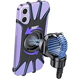 Handyhalterung Fahrrad,abnehmbar 360°verstellbare Fahrrad Handyhalterung, universal Motorrad Handyhalterung für Allen Handy,Full Screen freundliche Handyhalter für Rennrad MTB Motorrad Kinderwagen