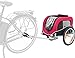Trixie 12813 Fahrrad-Anhänger, S: 53 × 60 × 60/117 cm, schwarz/rot