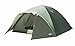 High Peak Kuppelzelt Nevada 3, Campingzelt mit Vorbau, Iglu-Zelt für 3 Personen, doppelwandig, wasserdicht, Ventilationssystem, Wetterschutz-Eingang, Moskitoschutz L 205cm x W 205cm x H 120cm