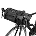 Lixada Fahrradtasche, wasserdicht, für Mountainbike, MTB, Frontrahmen, Lenker, Korb, mit Reißverschluss, 3 l, 7 l, verstellbar (schwarz)