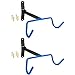 WELLGRO 2x Wand Fahrradhalter - Stahl - Tragkraft bis 30 kg - Wandmontage - Fahrrad Ständer - klappbar - Farbe wählbar, Farbe:Blau