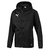 PUMA Herren Training Rain Jacket, Puma Black-puma white, L PUMA Herren Training Rain Jacket, Puma Black-puma white, L