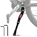 tinxi® Fahrradständer Seitenständer Hinterbau Mittelbau verstellbar 24" 26" Universal mit Anti-Rutsch Gummifuß Aluminiunlegierung