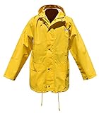 Ocean Rainwear Damen Herren Regenjacke Modell Budget, Farbe:gelb, Größe:S