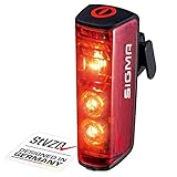 SIGMA SPORT - Blaze | LED Fahrradlicht | StVZO zugelassenes, akkubetriebenes Rücklicht mit Bremslicht