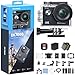 AKASO Action Cam,4K30FPS 20MP WiFi Unterwasserkamera EIS Stabilisierung 170° Weitwinkel Ultra HD Action Kamera mit 4X Zoom und 2x1050mAh Akkus-EK7000 Schwarz
