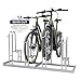 Dreifke Hochwertiger Fahrradständer Standparker Wyk für 4 Fahrräder | Sicherer, robuster Fahrradparker Mountainbike & eBike | einseitig | Stahl verzinkt, wetterfest | platzsparnede Hoch-Tief-Stellung