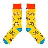 CUP OF SOX - Bikes/Fahrrad / Hipster - Socken in der Tasse - Herren und Damen Geschenksocken Freizeit Socken, Gelb, 41-44 CUP OF SOX - Bikes/Fahrrad / Hipster - Socken in der Tasse - Herren und Damen Geschenksocken Freizeit Socken, Gelb, 41-44